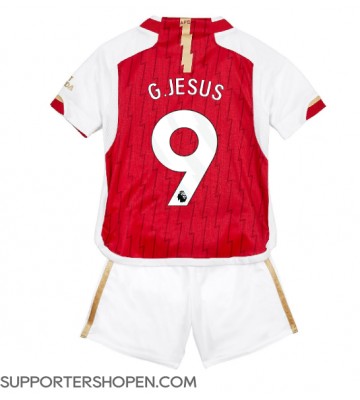 Arsenal Gabriel Jesus #9 Hemmatröja Barn 2023-24 Kortärmad (+ korta byxor)
